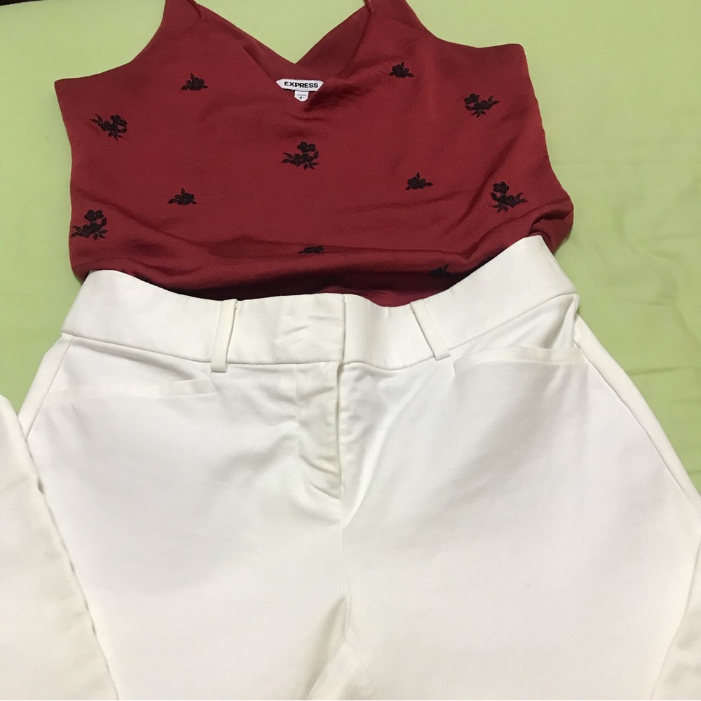 Express Red and Black top size S used only once